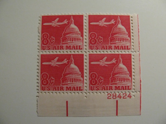 4 Vintage Unused Mint U.S. Stamps