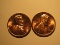 US Coins: 2xBU/Very clean 1964 pennied