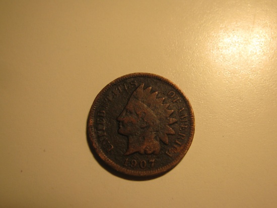 US Coins: 1907 Indian Head