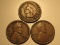 1909 Indian Head, 1922-D & 1926-S Wheat Pennies