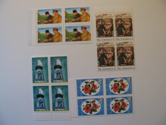 Vintage stamps set of: Dominica