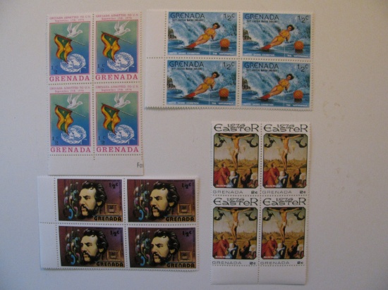 Vintage stamps set of: Greneda