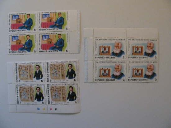 Vintage stamps set of: Maldvies