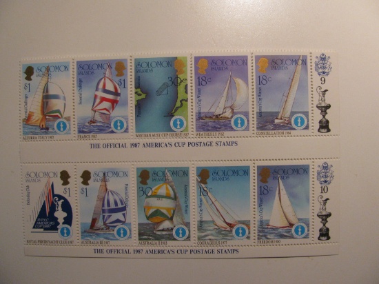Vintage stamps set of: Solomon Islands