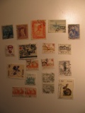 Vintage stamps set of: Peru & Poland