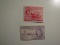 2 Mauritius Vintage Unused Stamp(s)