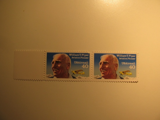 2 Vintage Unused Mint U.S. Stamps
