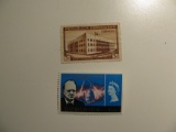 2 Dominica Vintage Unused Stamp(s)