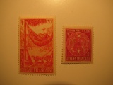 2 French Guyana Vintage Unused Stamp(s)