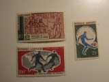 3 Gabon Vintage Unused Stamp(s)