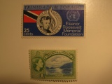 2 Trinidada & Tobago Vintage Unused Stamp(s)