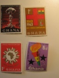 4 Ghana Vintage Unused Stamp(s)