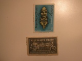 2 Haiti Vintage Unused Stamp(s)