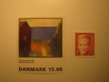 2 Danmark Vintage Unused Stamp(s)