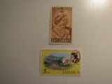 2 Jamaica Vintage Unused Stamp(s)