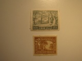 2 Lebanon Vintage Unused Stamp(s)