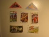 7 Maldives Vintage Unused Stamp(s)
