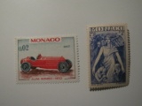 2 Monaco Vintage Unused Stamp(s)