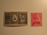 2 Nepal Vintage Unused Stamp(s)