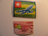 2 Togo Vintage Unused Stamp(s)
