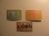 3 Tonga Vintage Unused Stamp(s)