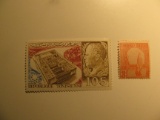 2 Tunisia Vintage Unused Stamp(s)
