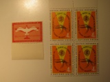 5 United Nations Vintage Unused Stamp(s)