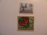 2 South Rhodesia Vintage Unused Stamp(s)