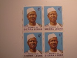 4 Sierra Leone Vintage Unused Stamp(s)