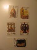 5 Russia Vintage Unused Stamp(s)