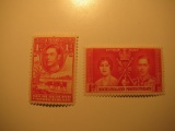 2 Bechuanaland Vintage Unused Stamp(s)