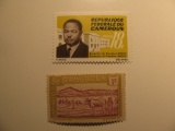 2 Cameroon Vintage Unused Stamp(s)
