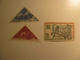 3 Chad Vintage Unused Stamp(s)