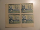 4 Chile Vintage Unused Stamp(s)