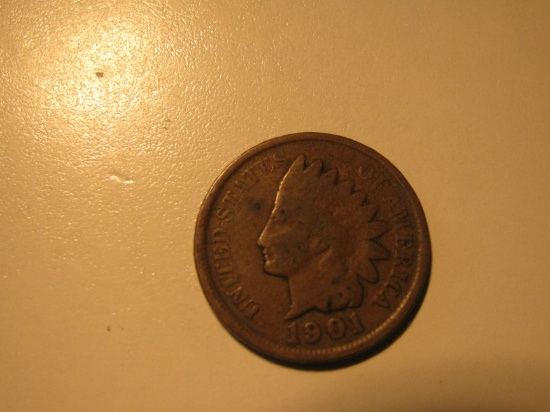 US Coins: 1901 Indian Head