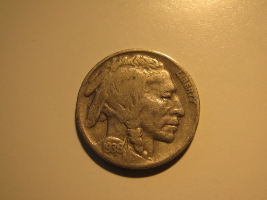 US Coins: 1936 Buffalo 5 Cents