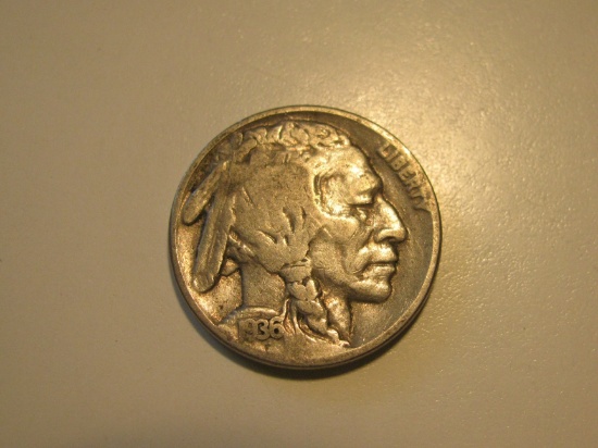 US Coins: 1x1936 Buffalo 5 cents