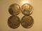 US Coins: 4X Buffalo 5 Cents(Dates not Clear)