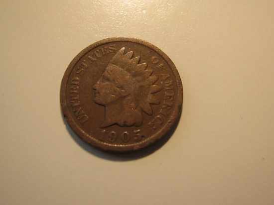 US Coins: 1905 Indian Head