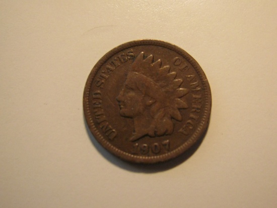 US Coins: 1907 Indian Head