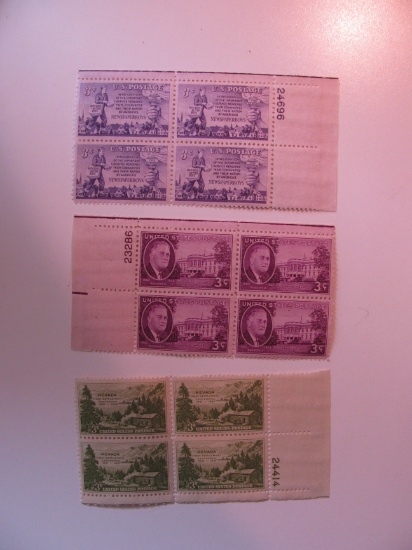 12 Vintage Unused Mint U.S. Stamps