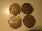 Foreign Coins: 1973,77, 80 & 93 Hong Kong 50 Cents