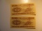 Foreign Currency: 2x1953  China small notes