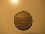 Foreign Coins: WWII 1942 Ireland 6 Pence