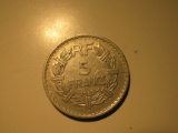 Foreign Coins: WWII 1945 France 5 Francs
