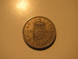 Foreign Coins:  1953 Great Britain 1 Shilling