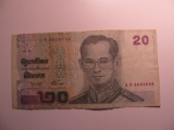 Foreign Currency: Thailand 20 Baht