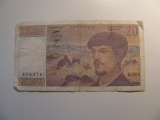Foreign Currency: 1985 France 20 Francs