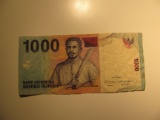 Foreign Currency: Indonesia 1000 Rupiah (Crisp)