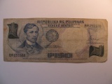 Foreign Currency: Phillipines 1 Piso